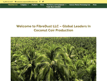 Tablet Screenshot of fibredust.com